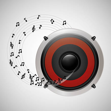speaker concept with icon design, vector illustration 10 eps graphic.のイラスト素材