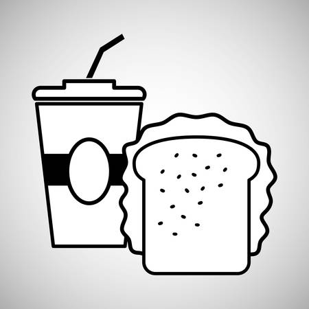 fast food concept with icon design, vector illustration 10 eps graphic.のイラスト素材