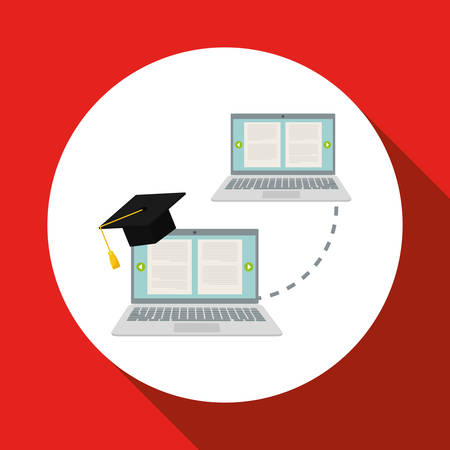 learning concept with icon design, vector illustration 10 eps graphic.のイラスト素材