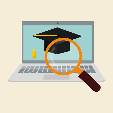 learning concept with icon design, vector illustration 10 eps graphic.のイラスト素材