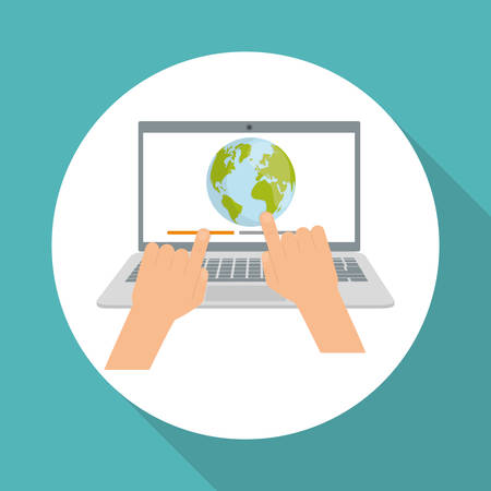 technology concept with icon design, vector illustration 10 eps graphic.のイラスト素材