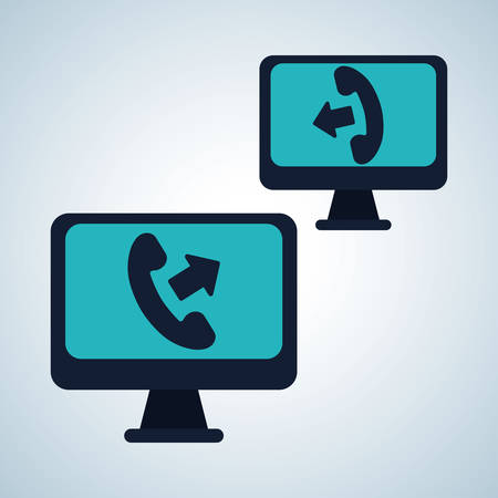 call center concept with icon design, vector illustration 10 eps graphic.のイラスト素材