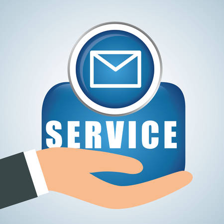 call center concept with icon design, vector illustration 10 eps graphic.のイラスト素材