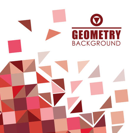Geometry background concept with icon design, vector illustration 10 eps graphic.のイラスト素材