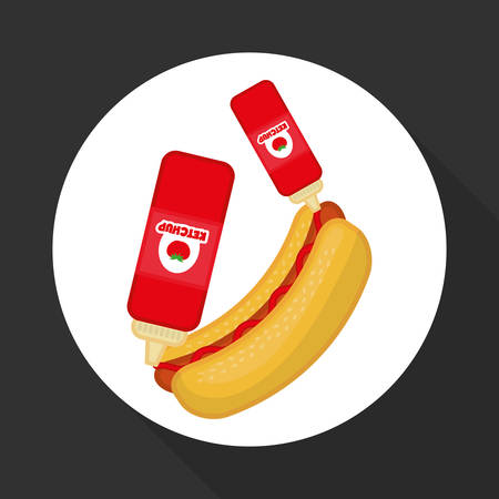 fast food concept with icon design, vector illustration 10 eps graphic.のイラスト素材