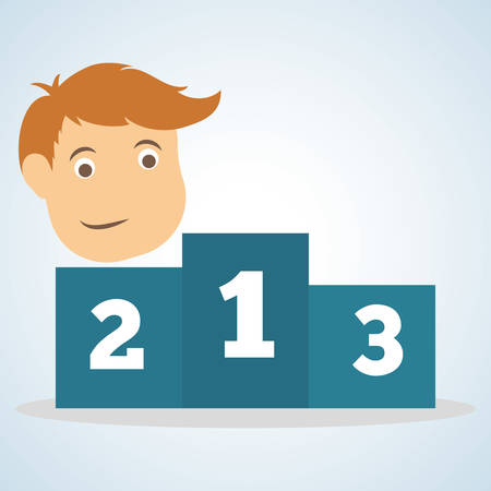 Success concept with icon design, vector illustration 10 eps graphic.のイラスト素材