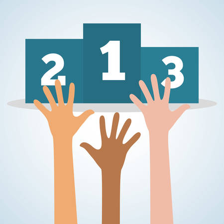 Success concept with icon design, vector illustration 10 eps graphic.のイラスト素材