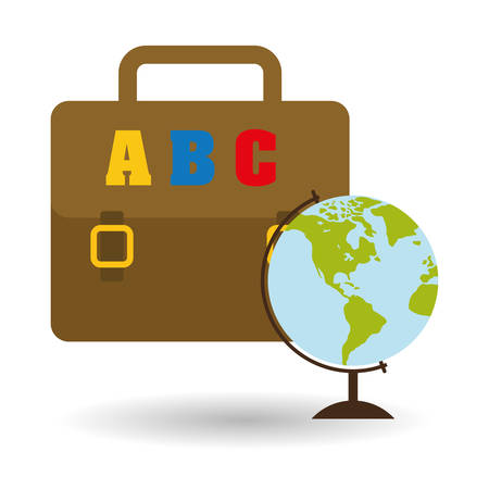 Back to school concept with icon design, vector illustration 10 eps graphic.のイラスト素材