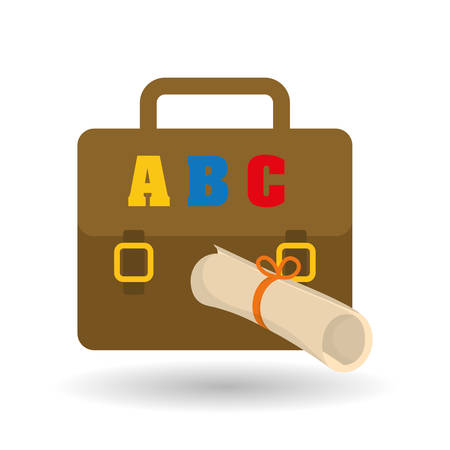 Back to school concept with icon design, vector illustration 10 eps graphic.のイラスト素材