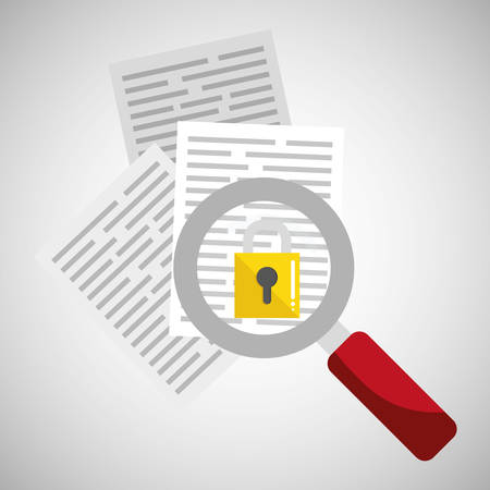 security system concept with icon design, vector illustration 10 eps graphic.のイラスト素材