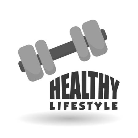 Healthy lifestyle concept with icon design, vector illustration 10 eps graphic.のイラスト素材