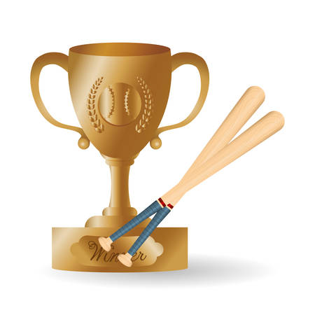 Baseball concept with icon design, vector illustration 10 eps graphic.のイラスト素材