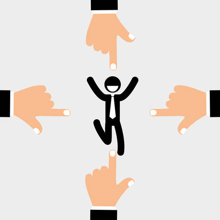 Human resources concept with icon design, vector illustration 10 eps graphic.のイラスト素材