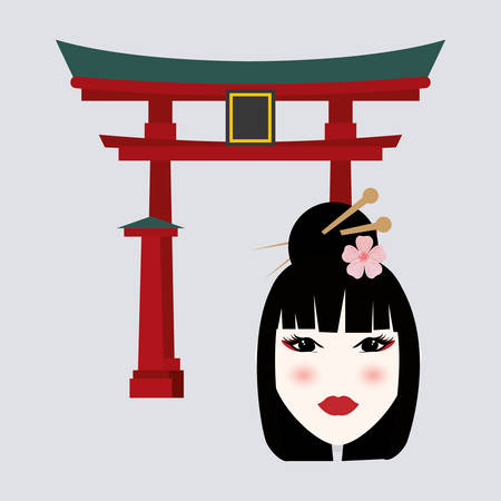 Japan concept with icon design, vector illustration 10 eps graphic.のイラスト素材