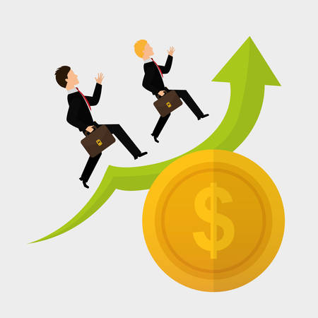 Profit concept with icon design, vector illustration 10 eps graphic.のイラスト素材