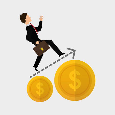 Profit concept with icon design, vector illustration 10 eps graphic.のイラスト素材