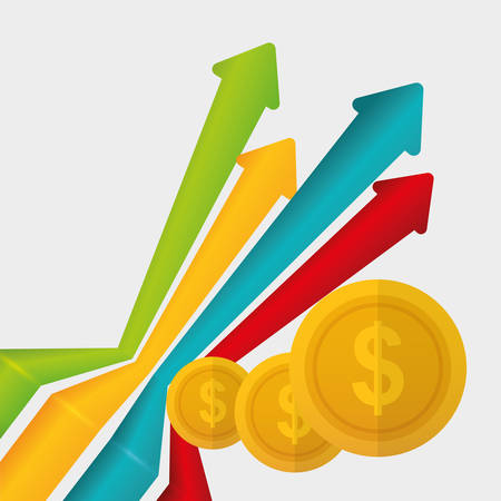Profit concept with icon design, vector illustration 10 eps graphic.のイラスト素材