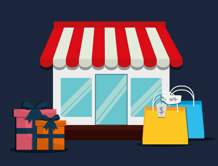shopping concept with icon design, vector illustration 10 eps graphic.のイラスト素材
