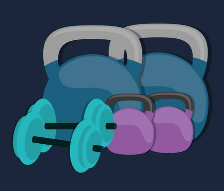 Healthy lifestyle concept with icon design, vector illustration 10 eps graphic.のイラスト素材