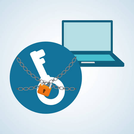 Security system concept with icon design, vector illustration 10 eps graphic.のイラスト素材