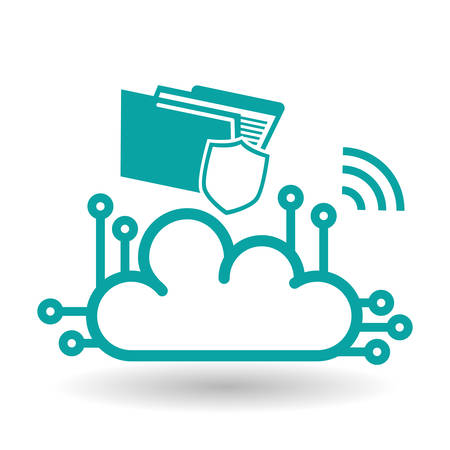 Security System concept with icon design, vector illustration 10 eps graphic.のイラスト素材