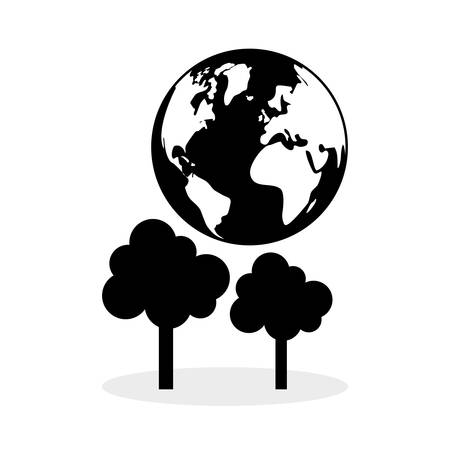 Ecology concept with icon design, vector illustration 10 eps graphic.のイラスト素材