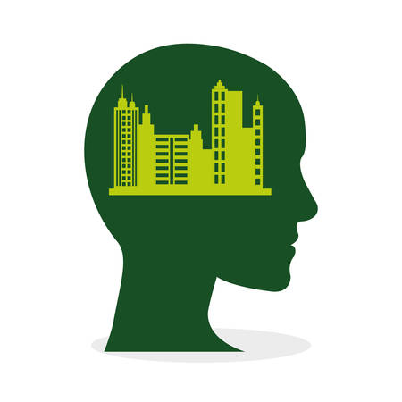 Ecology concept with icon design, vector illustration 10 eps graphic.のイラスト素材