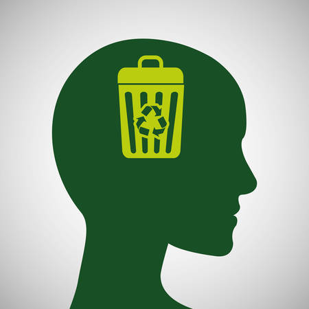 Ecology concept with icon design, vector illustration 10 eps graphic.のイラスト素材