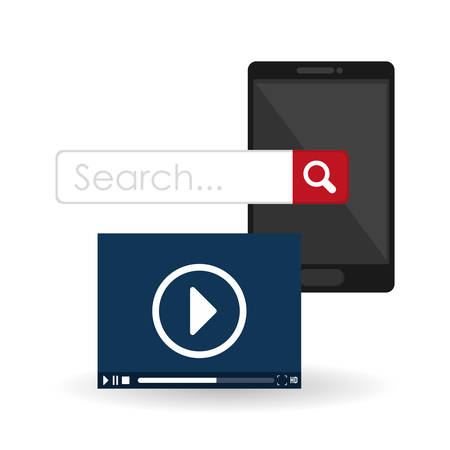 Search concept with icon design, vector illustration 10 eps graphic.のイラスト素材