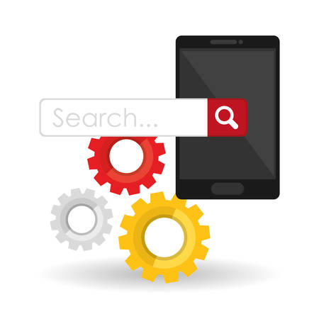 Search concept with icon design, vector illustration 10 eps graphic.のイラスト素材