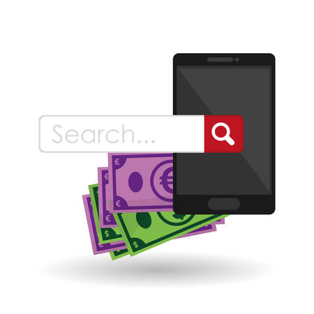 Money concept with icon design, vector illustration 10 eps graphic.のイラスト素材