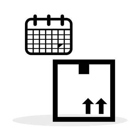 Logistic concept with icon design, vector illustration 10 eps graphic.のイラスト素材