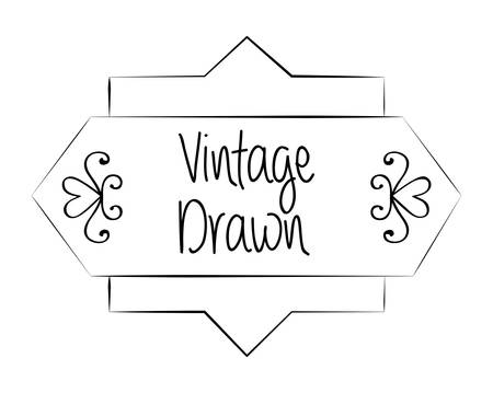 Vintage symbol concept with icon design, vector illustration 10 eps graphic.のイラスト素材