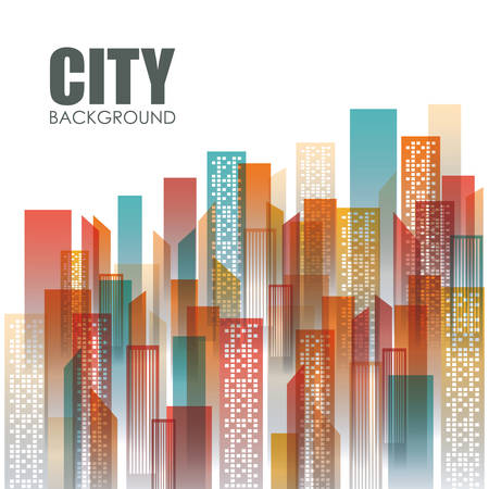 City concept with icon design, vector illustration 10 eps graphic.のイラスト素材