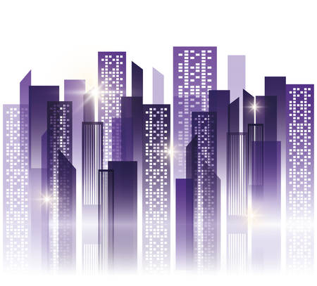 City concept with icon design, vector illustration 10 eps graphic.のイラスト素材