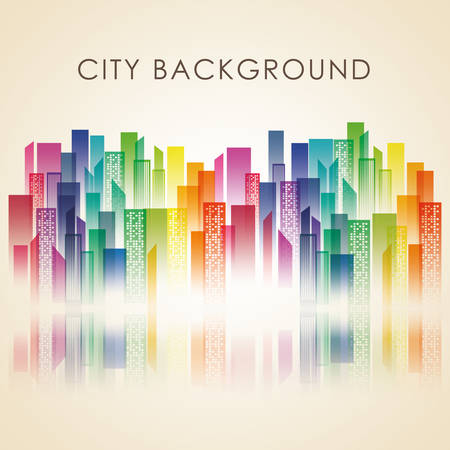 City concept with icon design, vector illustration 10 eps graphic.のイラスト素材
