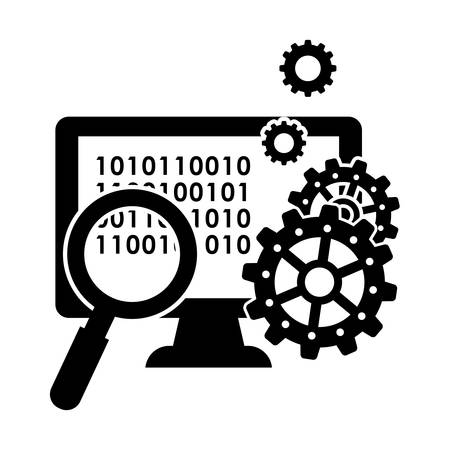 Process concept with icon design, vector illustration 10 eps graphic.のイラスト素材