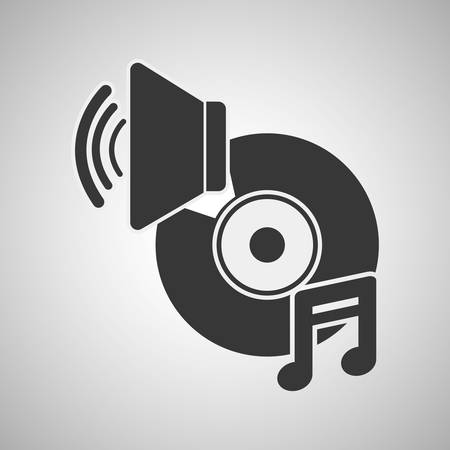 Music concept with icon design, vector illustration 10 eps graphic.のイラスト素材