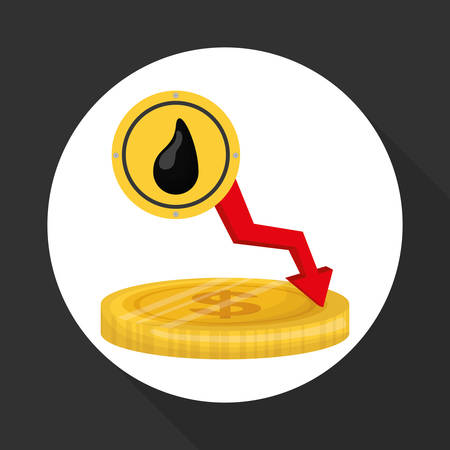 Petroleum concept with icon design, vector illustration 10 eps graphic.のイラスト素材
