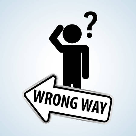 Way concept with icon design, vector illustration 10 eps graphic.のイラスト素材