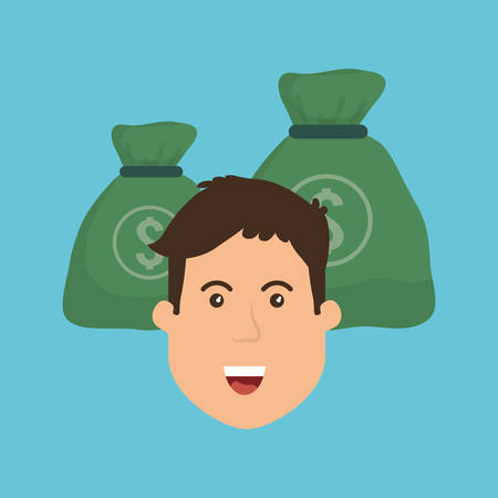 Money concept with icon design, vector illustration 10 eps graphic.のイラスト素材