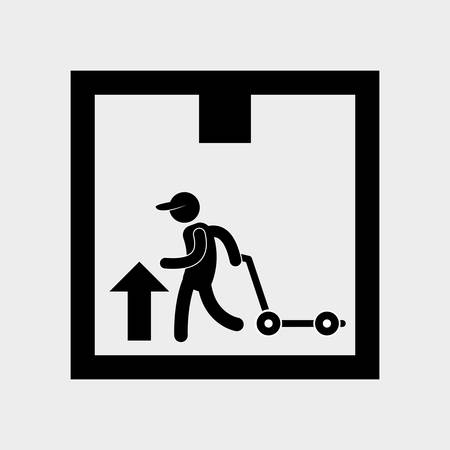 Logistic concept with icon design, vector illustration 10 eps graphic.のイラスト素材