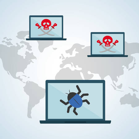 Security concept with icon design, vector illustration 10 eps graphic.のイラスト素材