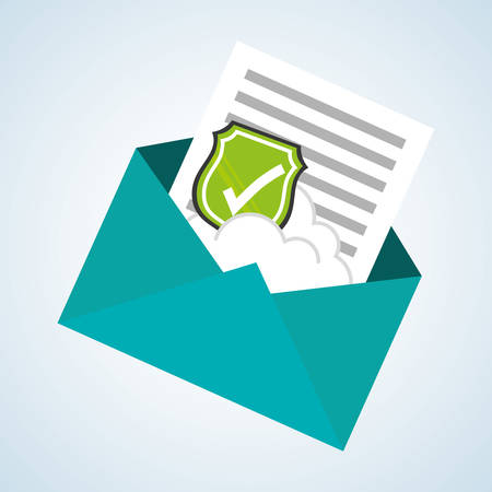Security concept with icon design, vector illustration 10 eps graphic.のイラスト素材