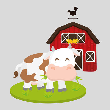 Farm concept with icon design, vector illustration 10 eps graphic.のイラスト素材