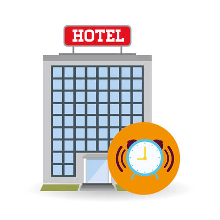 Hotel  concept with icon design, vector illustration 10 eps graphic.のイラスト素材