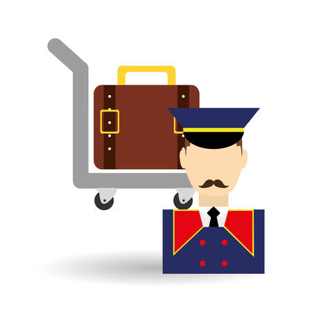 Hotel  concept with icon design, vector illustration 10 eps graphic.のイラスト素材