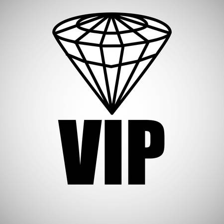 VIP concept with icon design, vector illustration 10 eps graphic.のイラスト素材