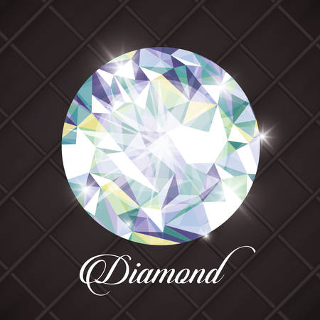 Diamond concept with icon design, vector illustration 10 eps graphic.のイラスト素材