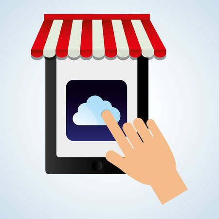 App concept with icon design, vector illustration 10 eps graphic.のイラスト素材